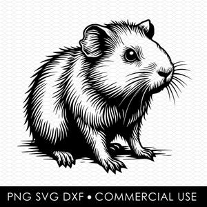 guinea pig svg dxf png, laser cut file, sublimation design, svg cut file, laser burn file, sublimation png, laser engraving, cricut download