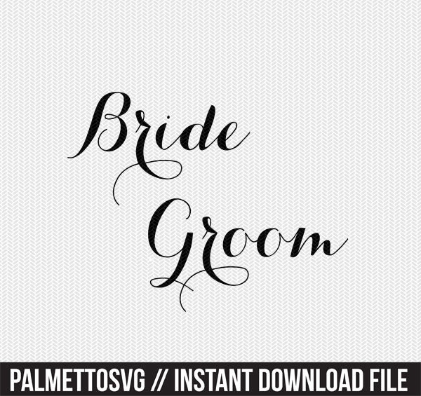 Download bride groom wedding svg dxf jpeg png file stencil monogram ...