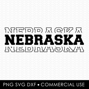 nebraska svg dxf png, laser cut file, sublimation design, svg cut file, laser burn file, sublimation png, laser engraving, cricut download