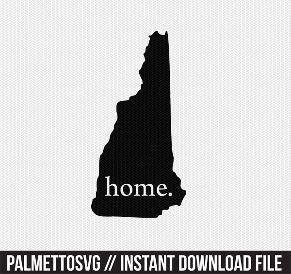 Download New hampshire home svg dxf file stencil instant download ...