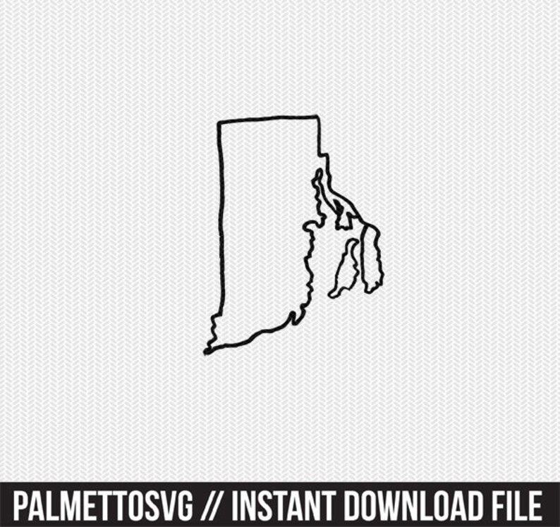 rhode island state outline svg dxf file stencil silhouette cameo cricut downloads clip art commercial use