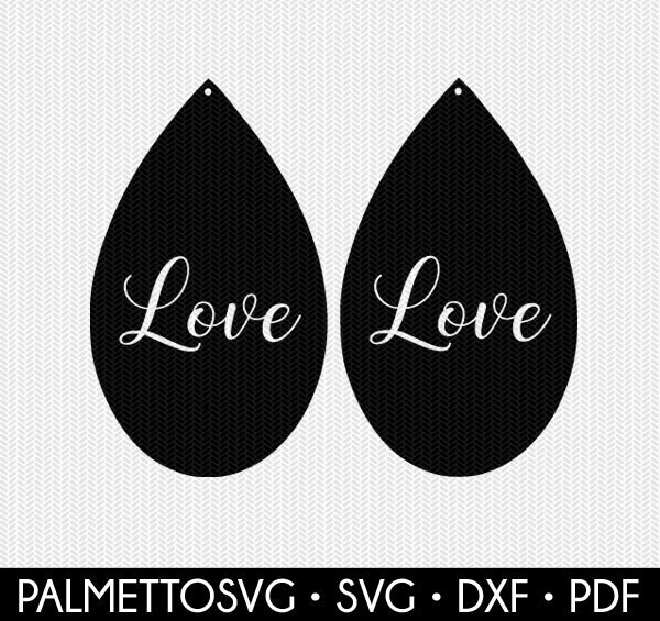 Download love valentines earring template earring svg gift tags ...