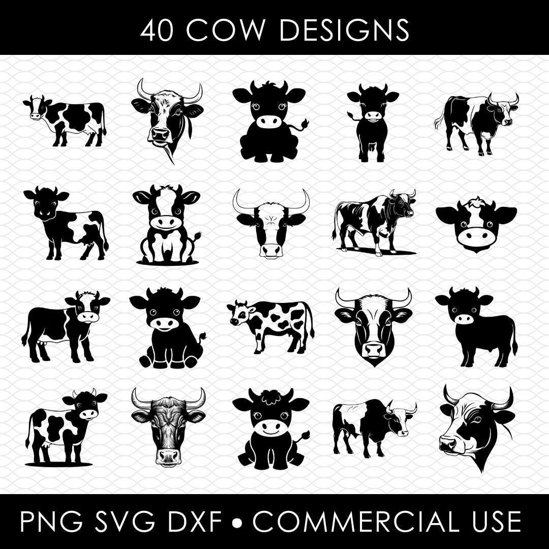 Cow Svg Png, Sublimation Designs, Png Designs, Svg Designs, Laser Cut