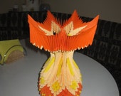 Items Similar To 3d Origami Vase Origami Vase 3d Paper Origami