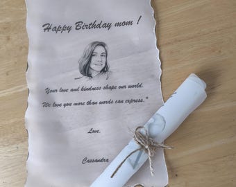 Personalised birthday card