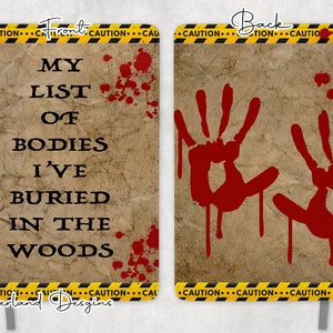 Funny Crime Show Design for Sublimation Journals - Sublimation Design PNG Digital Download