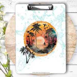 Clipboard Sublimation PNG Design | 9.1W by 12.6H | 300 dpi | PNG Digital Download