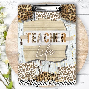 Clipboard Sublimation PNG Design | 9.1W by 12.6H | 300 dpi | PNG Digital Download