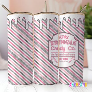 Kringle Candy Co. 20oz Sublimation Tumbler Design - PNG Digital Download