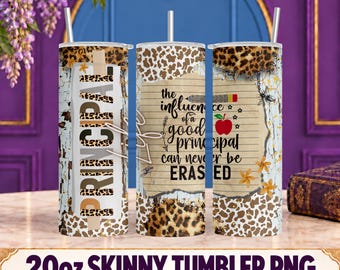 Principal - 20 oz Sublimation Tumbler Design PNG Digital Download