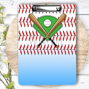 Baseball Clipboard Sublimation PNG Design | 9.1W by 12.6H | 300 dpi | PNG Digital Download