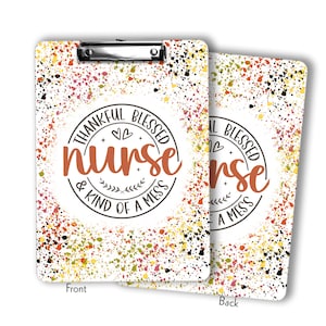 Nurse Clipboard Sublimation PNG Design | 9.1W by 12.6H | 300 dpi | PNG Digital Download