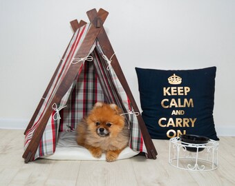 Cat Bed, Cat Teepee, Dog Teepee, Dog Tend, Cat tent, Pet Teepee, Dog Bed, Dog house, House for pet, Halloween, Pet Supplies