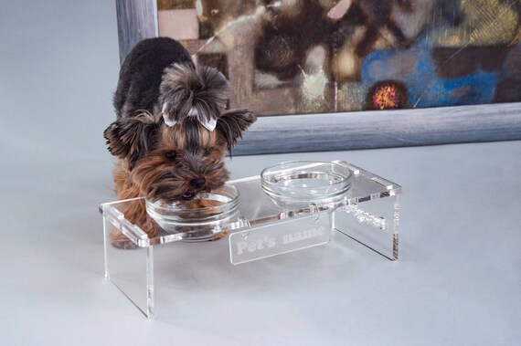 Personalised Pet Feeder Pet Feeding Dog Feeder Cat Feeder Etsy