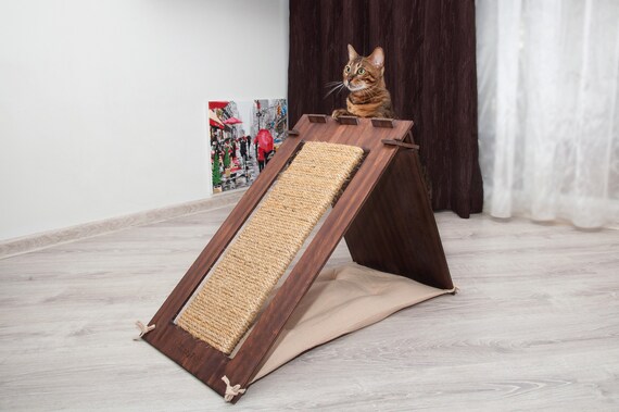 cat teepee scratching post
