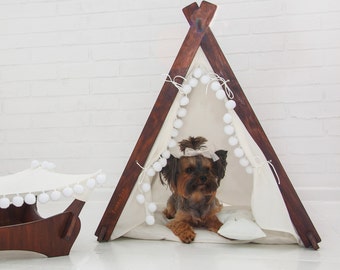 Cat Bed, Cat Teepee, Dog Teepee, Dog Tend, Cat tent, Pet Teepee, Dog Bed, Dog house, House for pet, Halloween, Pet Supplies