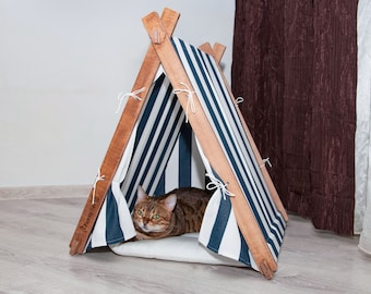 Cat Bed, Cat Teepee, Dog Teepee, Dog Tend, Cat tent, Pet Teepee, Dog Bed, Dog house, House for pet, Halloween, Pet Supplies