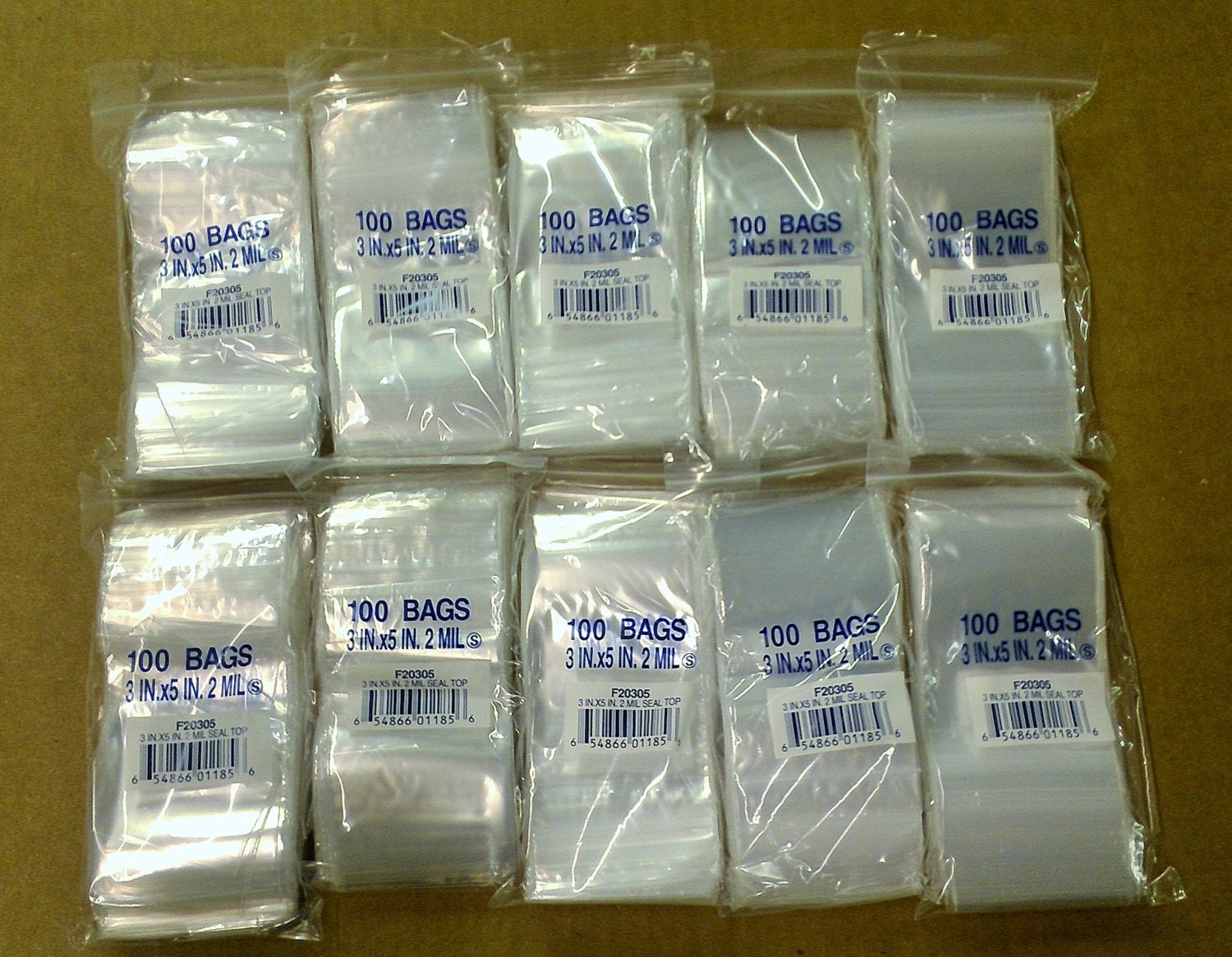 3 X 5" - 4 Mil Anti-Static Reclosable Poly Bags