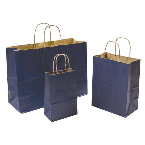 16x6x12 Kraft Brown Paper Retail Vogue Gift Rope Handle Tote Shopping Bags