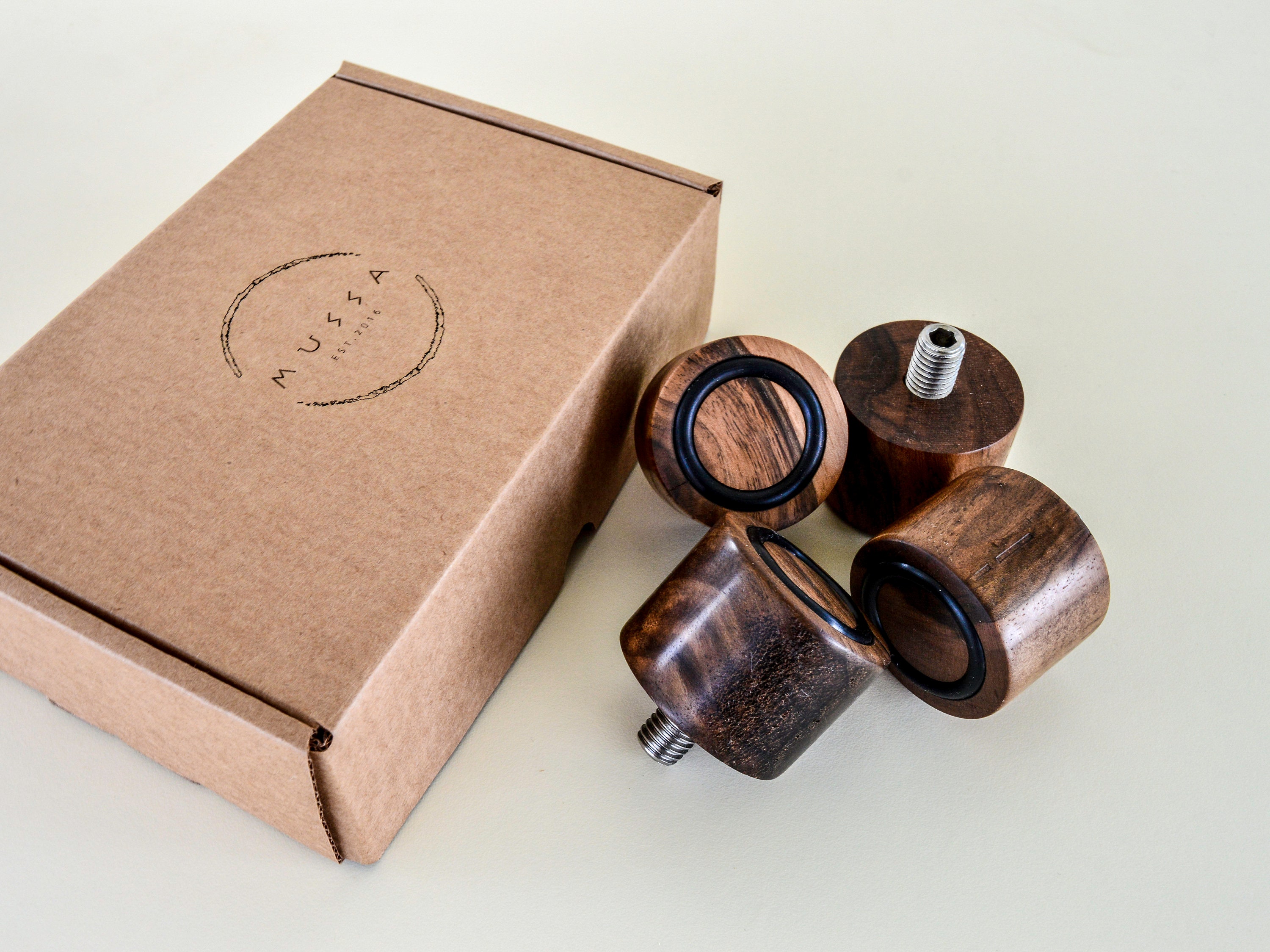 ECM Espresso Adjustable Feet (set of Four) -- Wood Selection - Etsy UK