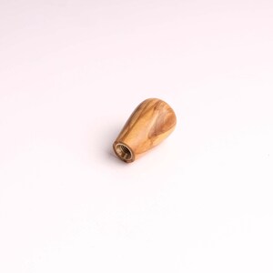 Brew lever knob with M8 brass insert -- wood selection