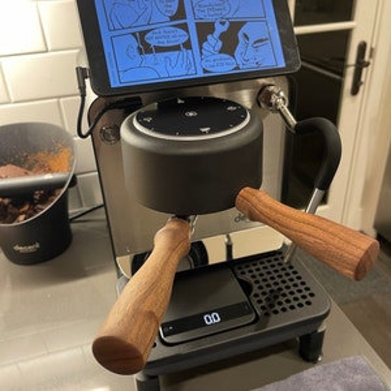 Decent Espresso Machine Wooden Handles set of 2 Group Head Etsy