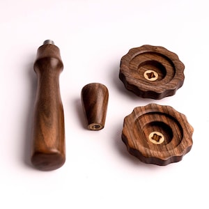 Walnut kit for Rocket espresso machine (old design knobs)
