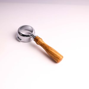 Mussa style handle with optional naked portafilter -- wood selection