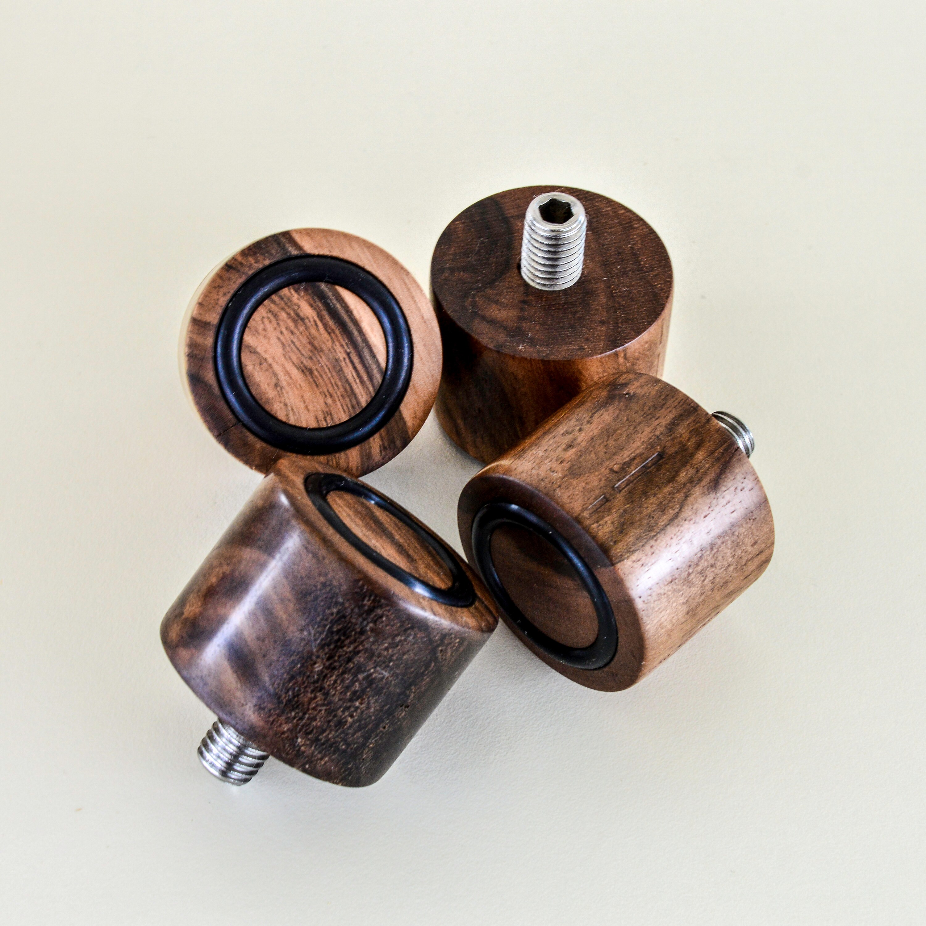 ECM Espresso Adjustable Feet (set of Four) -- Wood Selection - Etsy