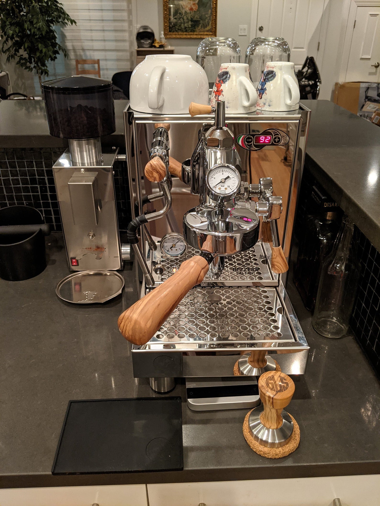 Bezzera OLIVEWOOD Kit, BZ10/ BZ13 / Unica, Olivewood Spare Parts for