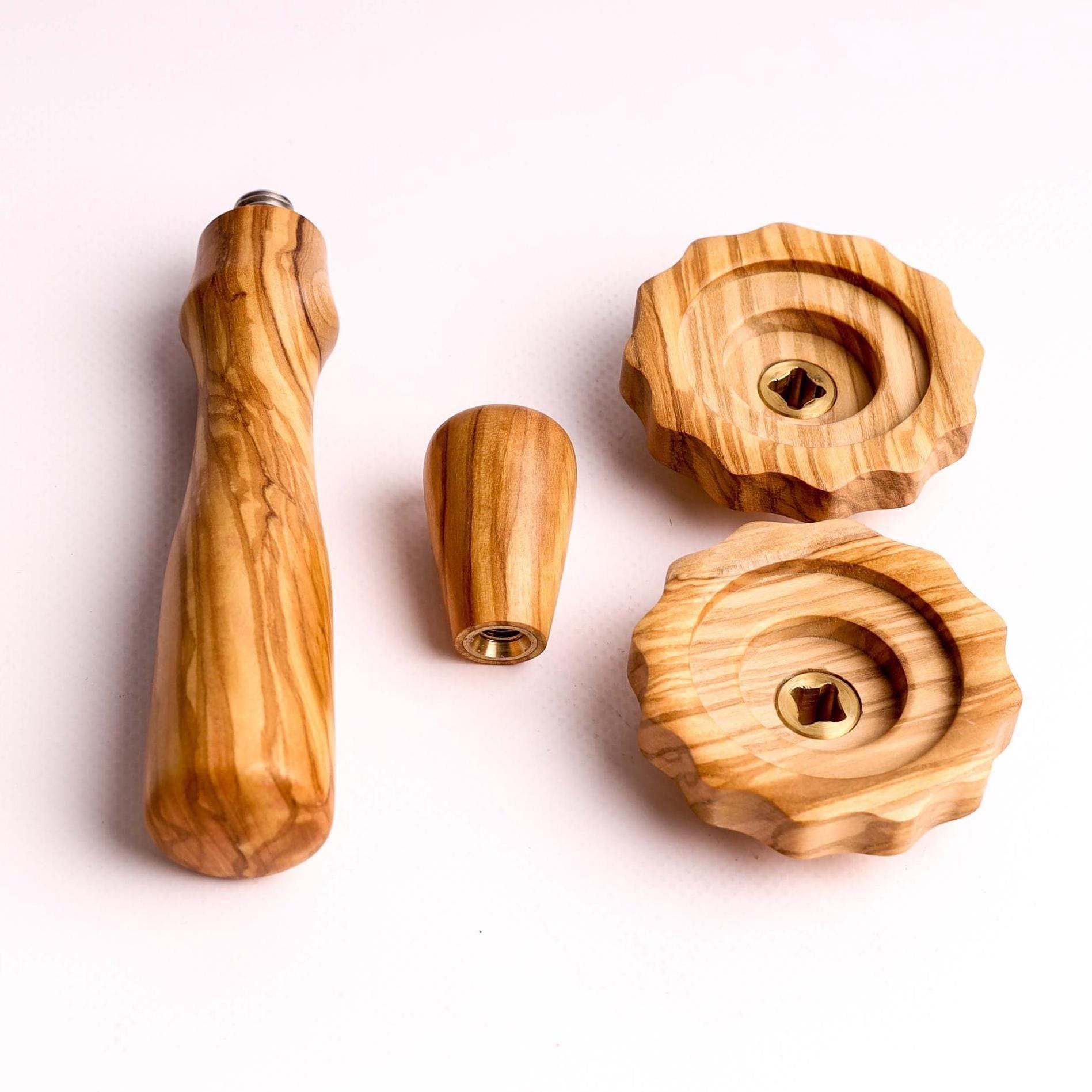 Rocket Espresso Olivewood Kit – Handmade Portafilter Handle +