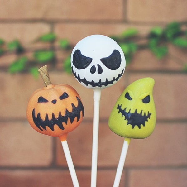 Nightmare Before Christmas Cake Pops