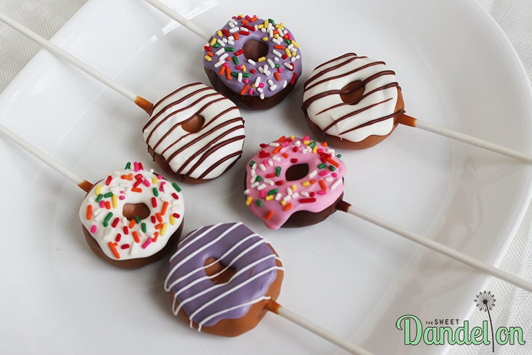 Donuts De Dulces No Alérgicos 1 Par De Animales De Flores 