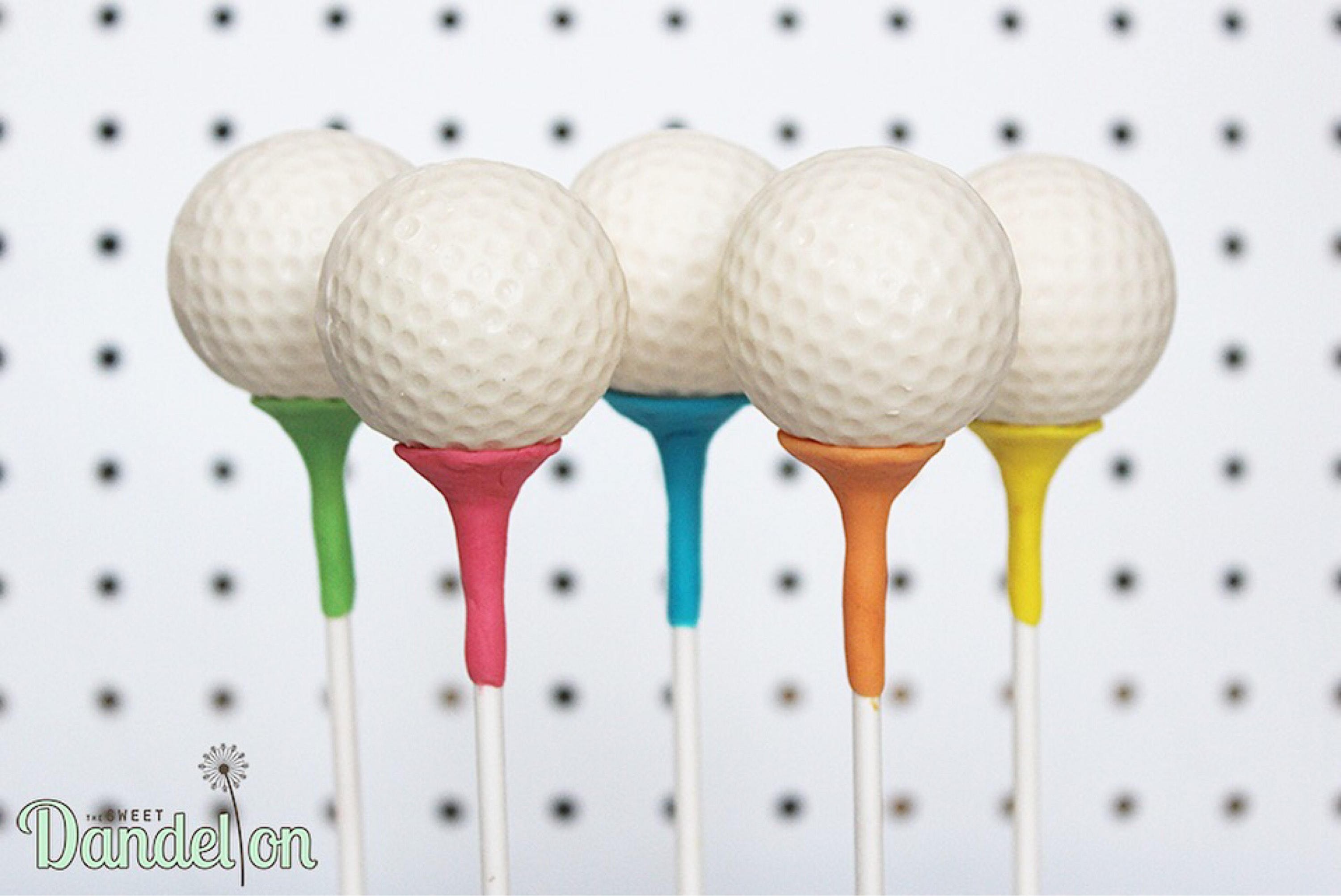 Golf Ball Cake Pops