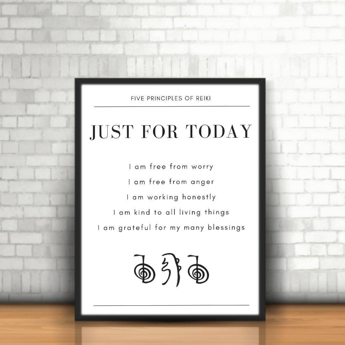 Reiki Principles *instant Download - Etsy