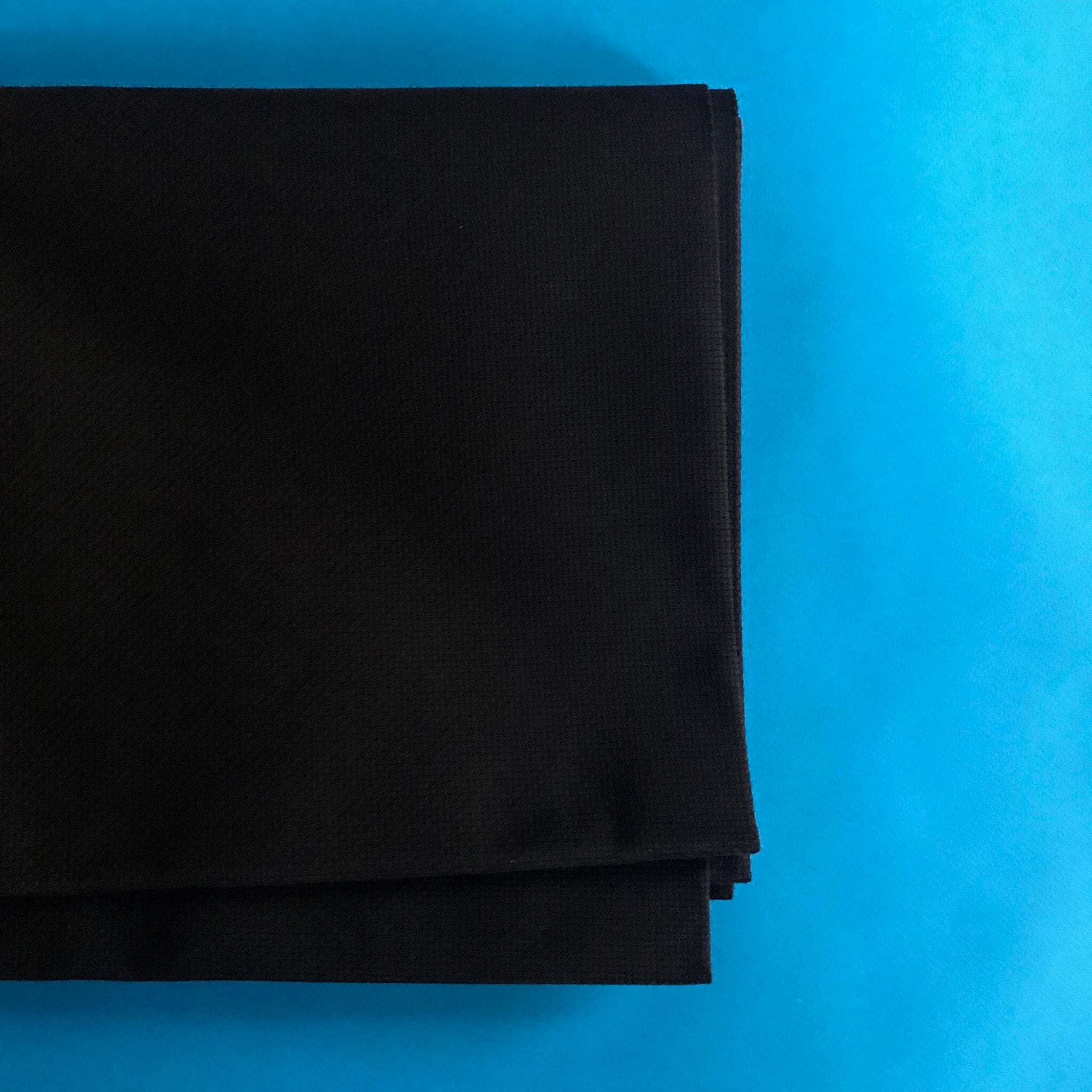 Black aida fabric, permin, 14 count aida, cross stitch fabric, embroi…