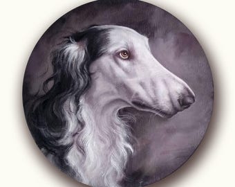現代アート インテリア ボルゾイ 犬 置物 】無題31(Untitled31