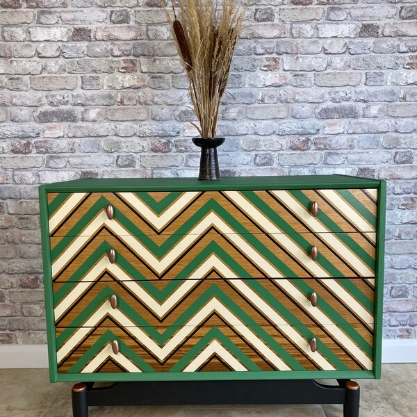 Painted Chest of Drawers Etsy UK