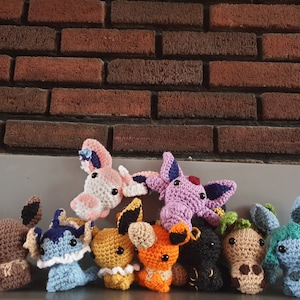Crochet Amigurumi Handmade Evolving Fox Plush Toy | Stuffed Animal Plushie | Desk Pet