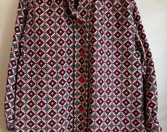 vintage raro Yves Saint-Laurent rive gauche Paris chaqueta de camisa