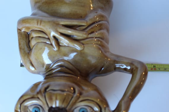 E.T. フィギュア 約15cm 茶色 レトロ レア 希少 ビンテージ Vintage Ceramic E.T. Figurine - Etsy