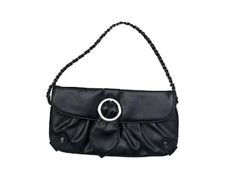 Y2K Black Shoulder Bag