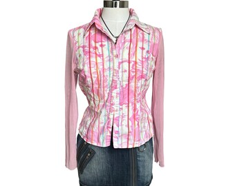 Insane Y2K Graphic Blouse