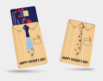 GIFT CARD HOLDER, custom gift card / thank you card holder for birthdays, Father's Day, Christmas...