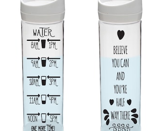 WATER BOTTLE MOTIVATION Cut File! Svg, eps, dxf, png included. Silhouette cut files, cricut cut files, for water bottle
