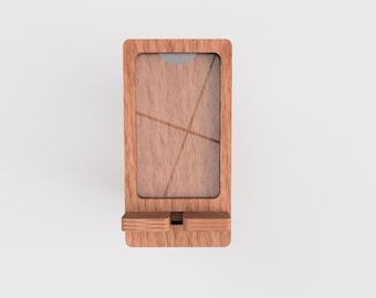 Phone Stand With Picture Frame Insert! Always make your phone stand a functional part of your desk!