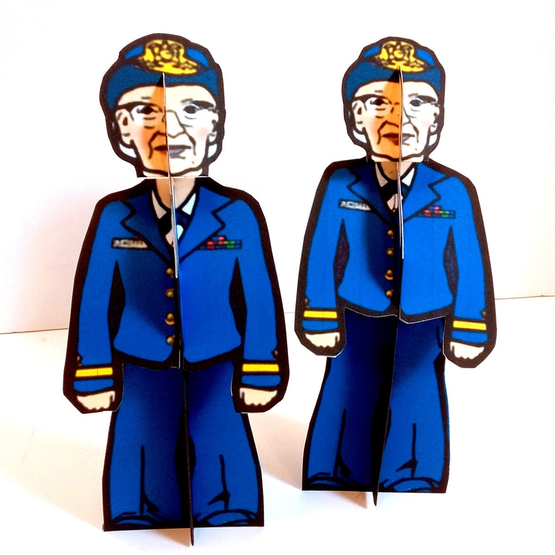 Grace Hopper Paper Doll Set Printable Toy Etsy