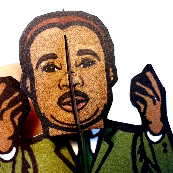 Martin Luther King Jr Coloring Paper Figurel Set Printable Etsy Martin Luther King Jr Coloring Paper Figurel Set Printable Etsy