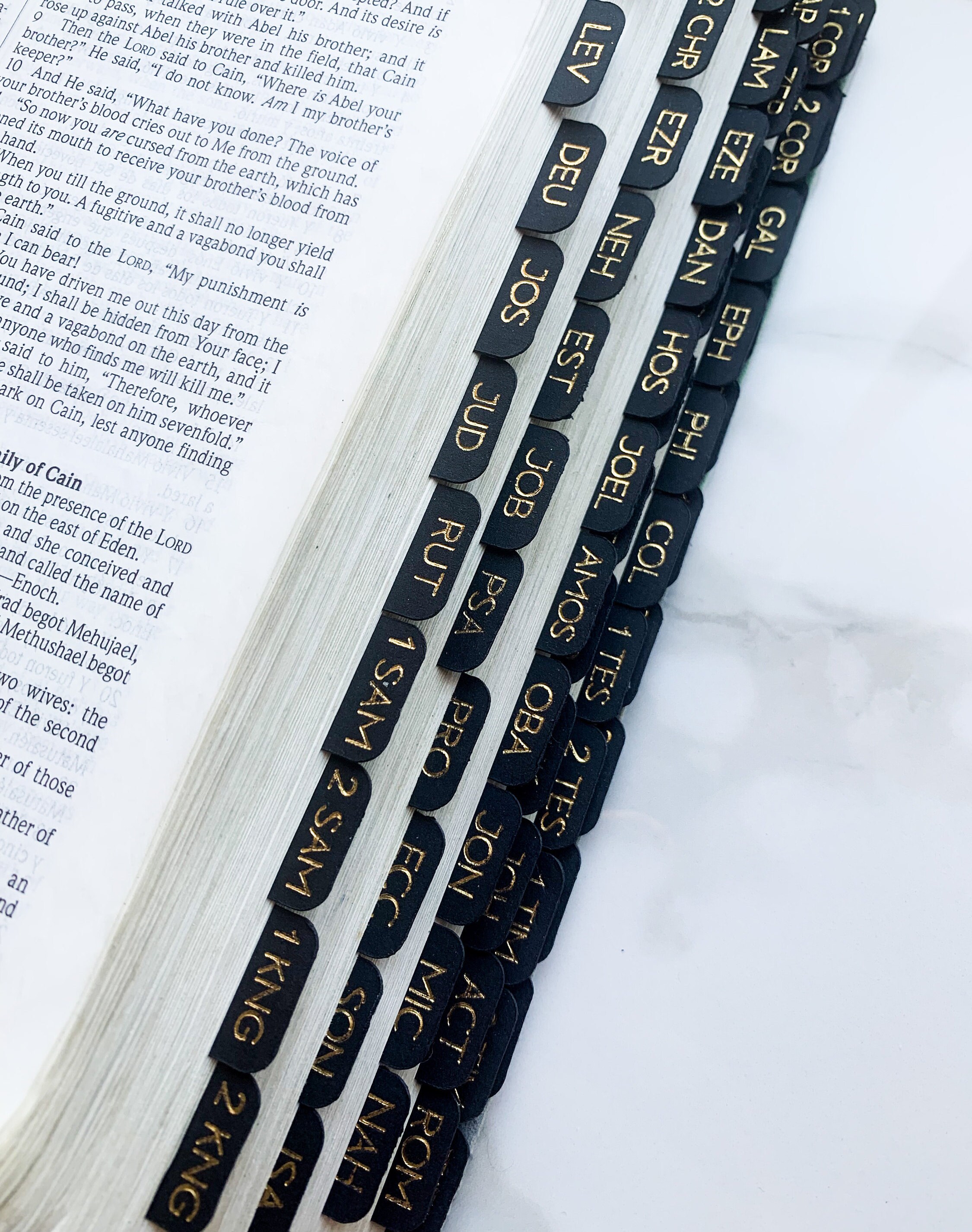 Black Gold Foil Bible Tabs Bible Dividers Etsy UK