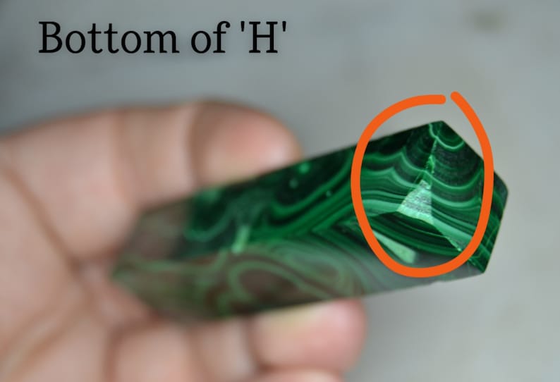 Malachite Obelisks, PLEASE READ DESCRIPTION, Malachite Towers, Some Have Small Imperfections image 10